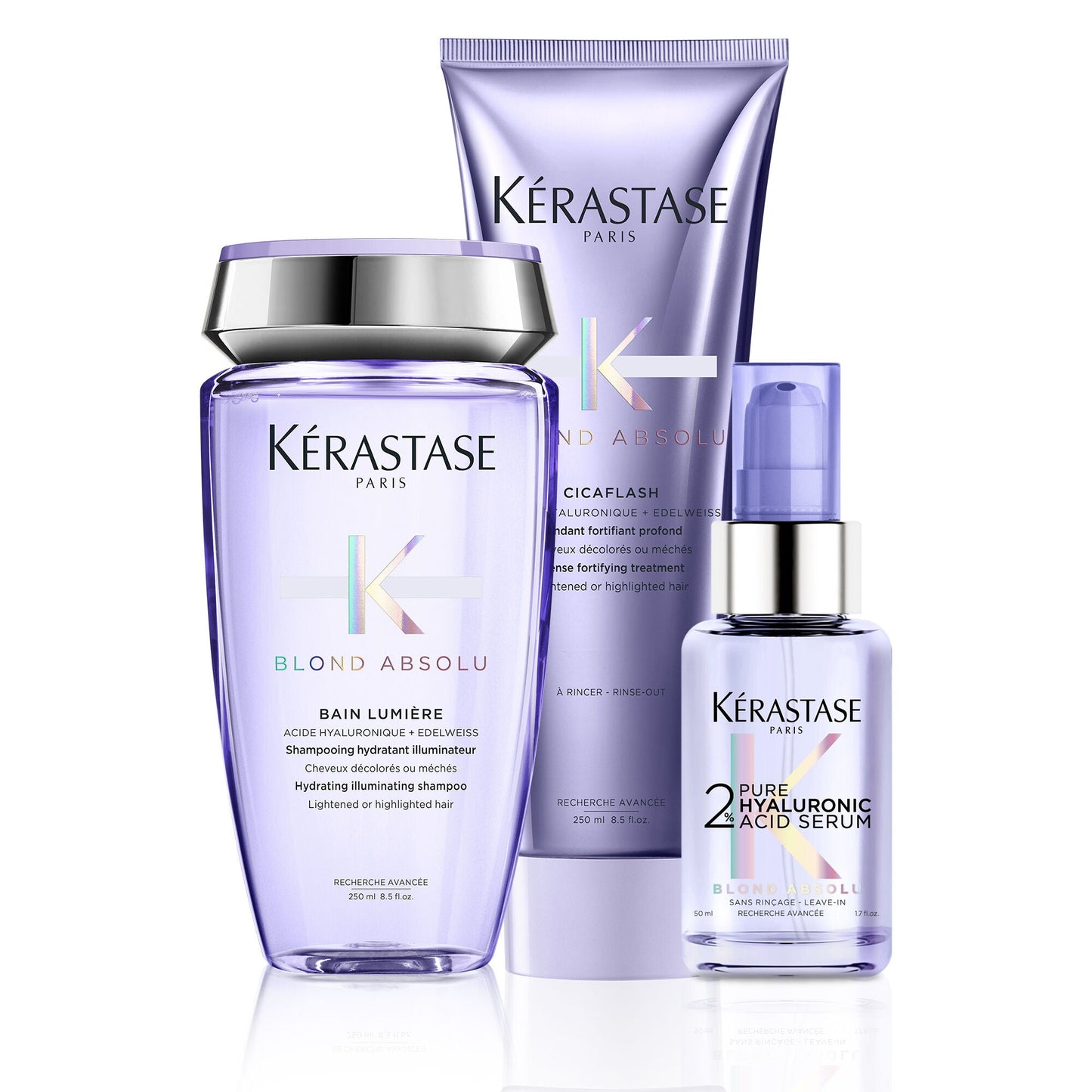 Trio Blond décoloré ​