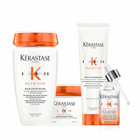 Quatuor Nutritive cheveux secs à très secs et épais